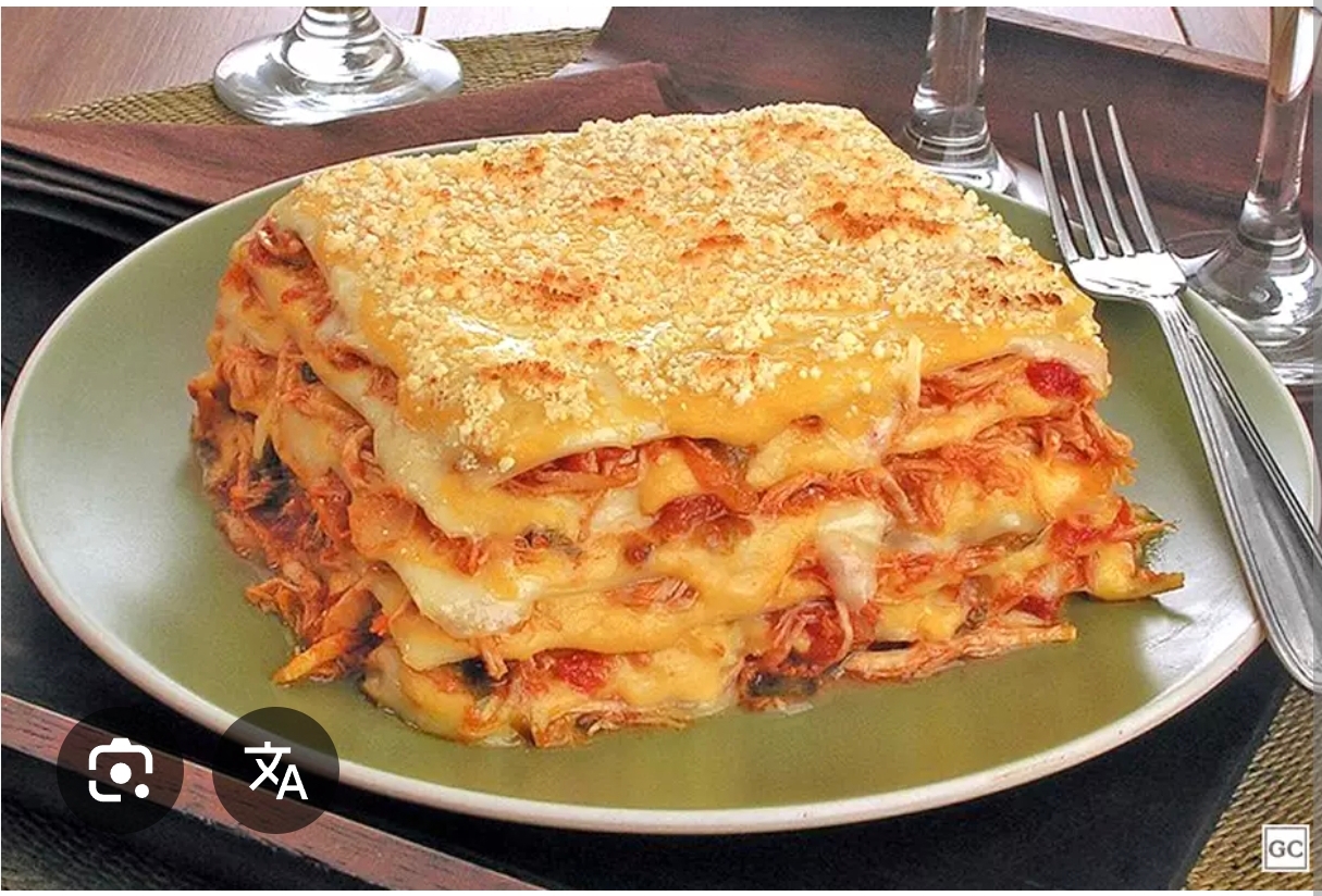 Lasanha carne moída de boi